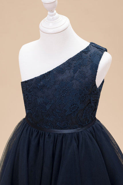 Robe Trapèze Tulle Asymétrique - gallery 6