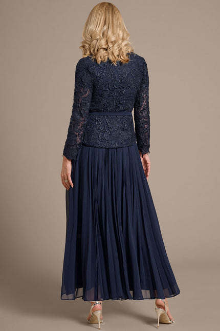 Robe Trapèze Longue Écrue - gallery 5