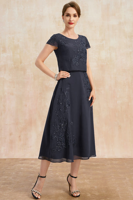 Robe Trapèze Éclat De Velours - gallery 5