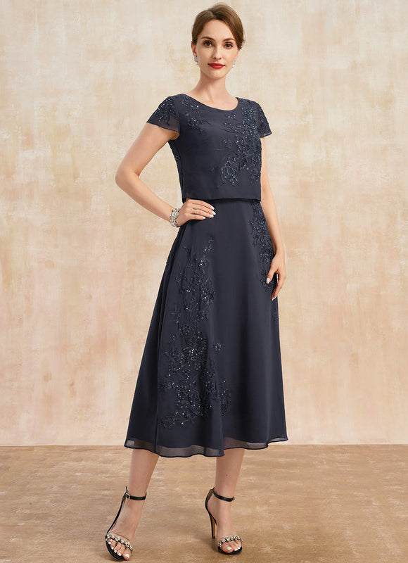 Robe Trapèze Éclat De Velours - gallery 5