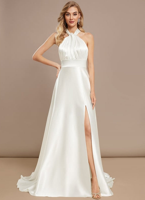 Robe Trapèze Lumière Satinée - gallery 8