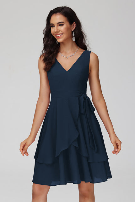 Robe Trapèze Éclats De Velvet Rose - gallery 3