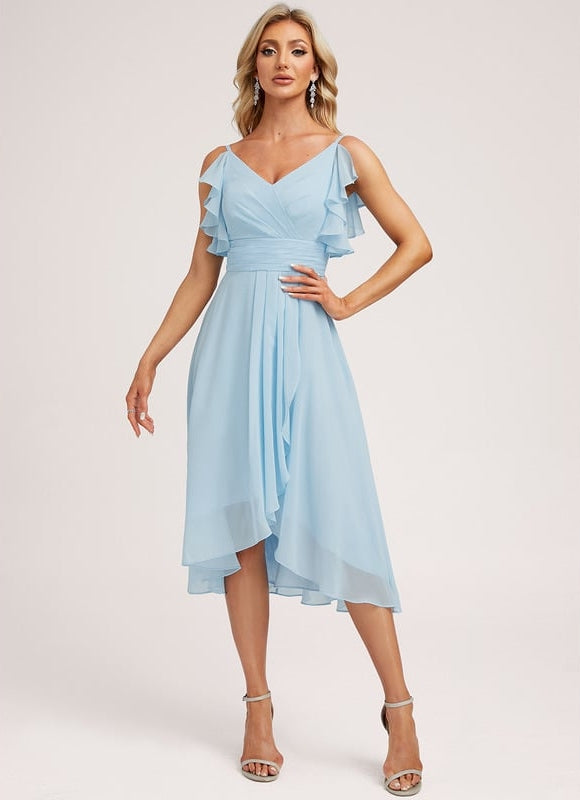 Robe Trapèze Fluide Asymétrique - gallery 2