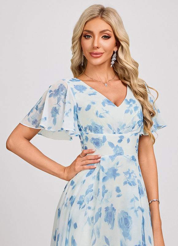 Robe Trapèze Fluide Asymétrique - gallery 4