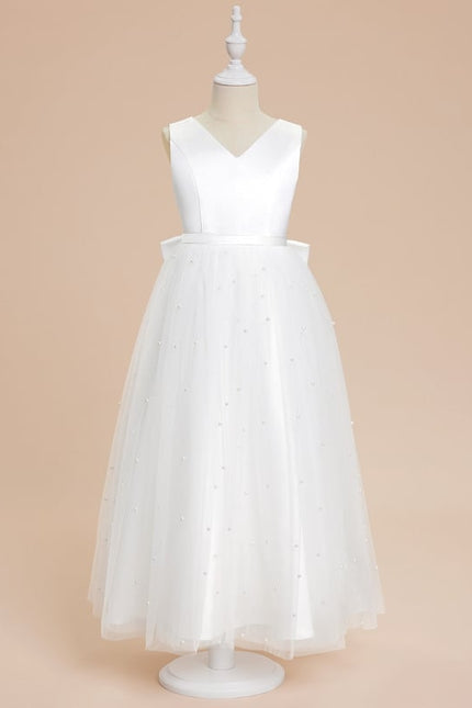 Robe Trapèze Satin Tulle Chic - gallery 3