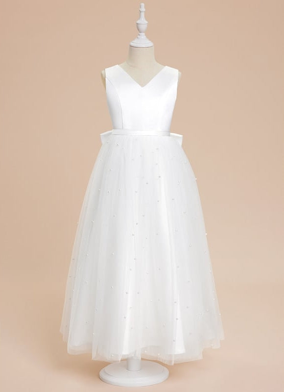 Robe Trapèze Satin Tulle Chic - gallery 3