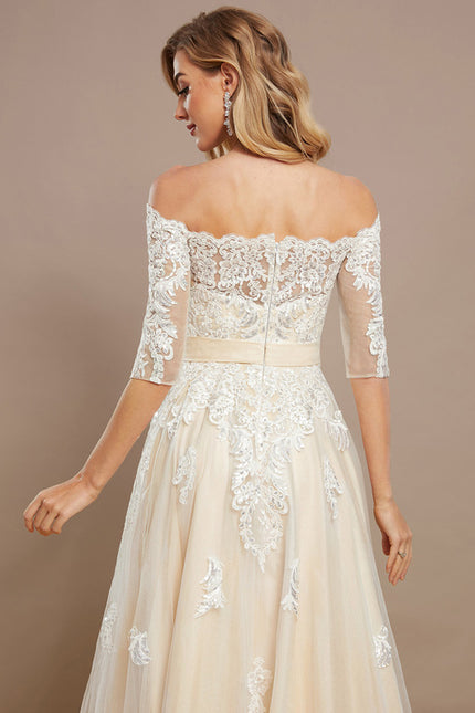 Robe Trapèze Couture Élégante - gallery 4