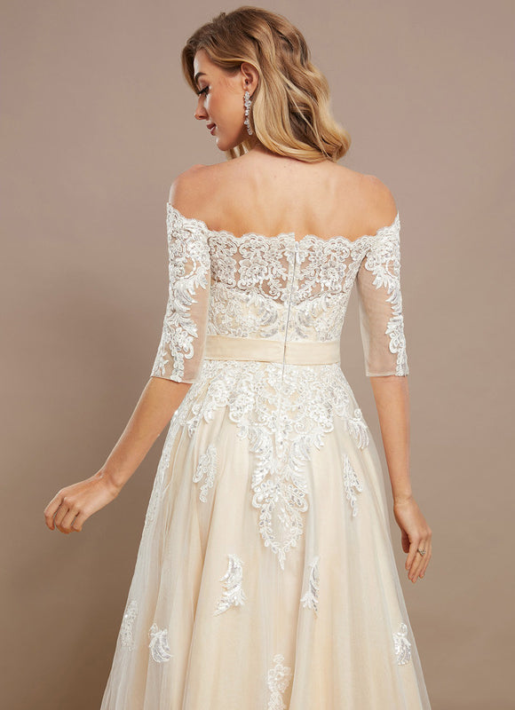 Robe Trapèze Couture Élégante - gallery 4