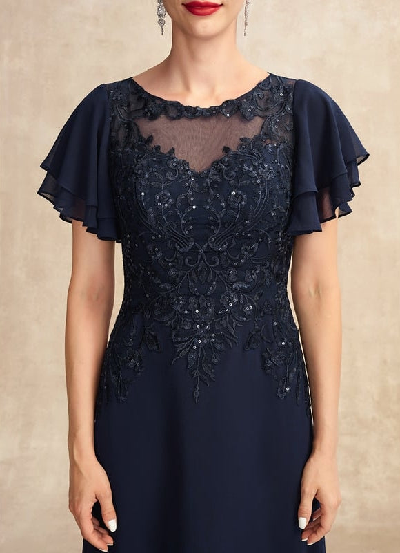 Robe Trapèze Longue Violetée - gallery 2