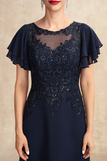 Robe Trapèze Longue Violetée - gallery 2