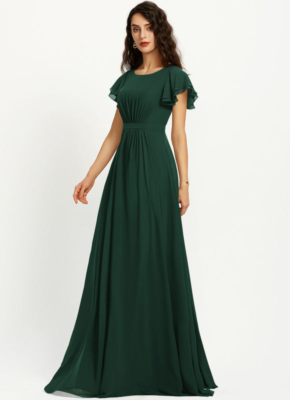 Robe Trapèze Élégance Aquatique - gallery 7