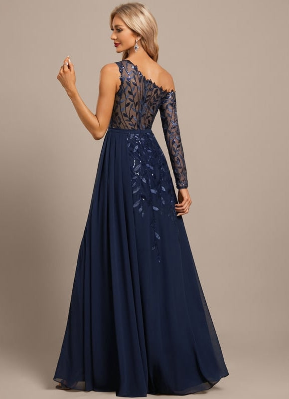 Robe Trapèze Asymétrique Élégante - gallery 5