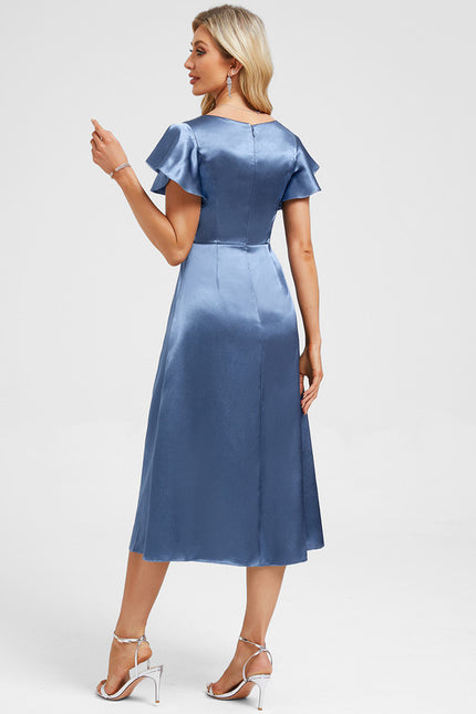 Robe Trapèze Élégance Océanique - gallery 5