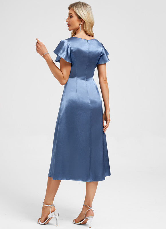 Robe Trapèze Élégance Océanique - gallery 5