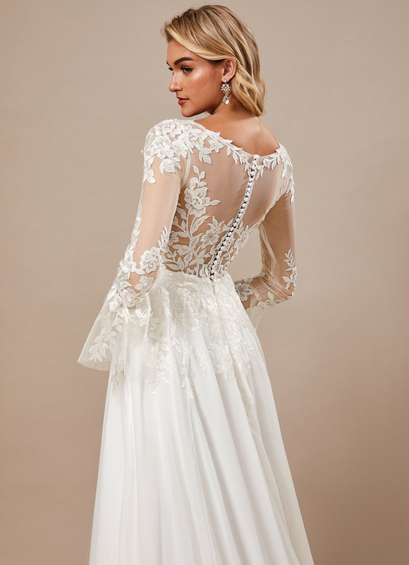 Robe De Mariee Trapeze Femme Ronde - gallery 5