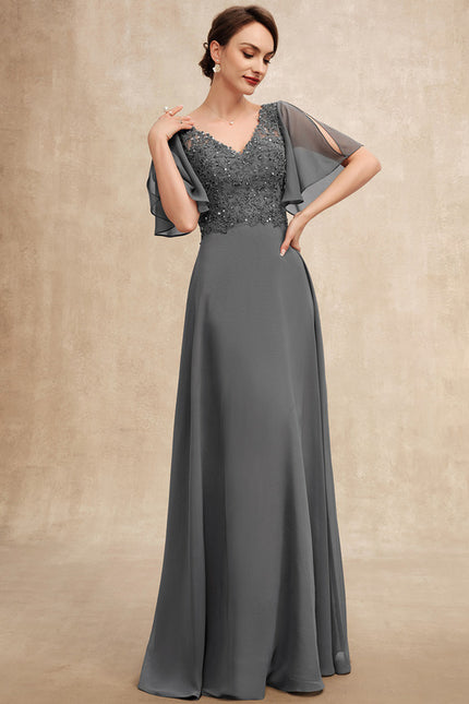 Robe Trapèze Satinée Étoilée - gallery 2