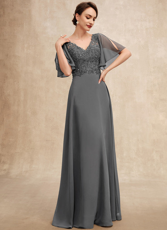 Robe Trapèze Satinée Étoilée - gallery 2
