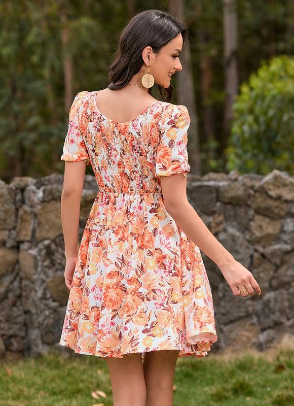 Robe Trapèze Éclat Pétale - gallery 1
