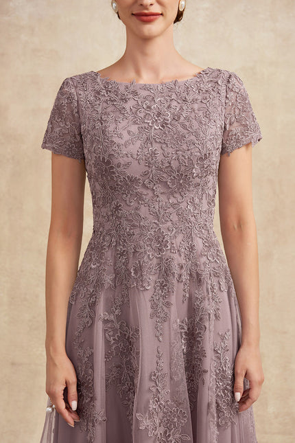 Robe Trapèze Lavande Éthérée - gallery 7