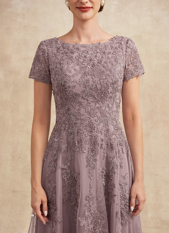 Robe Trapèze Lavande Éthérée - gallery 7