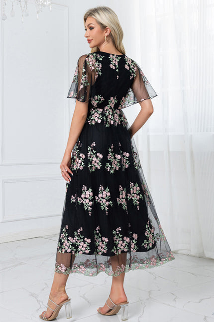 Robe Trapèze Florale Chic - gallery 1