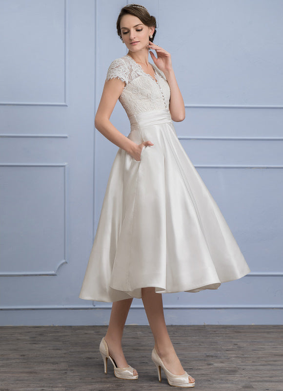 Robe Trapèze Lueur Nuptiale - gallery 2