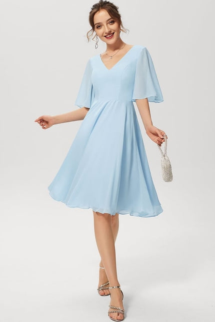 Robe Trapèze Drapé Élégant Chic - gallery 1