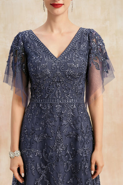 Robe Trapèze Élégance Tulle Cristal - gallery 6