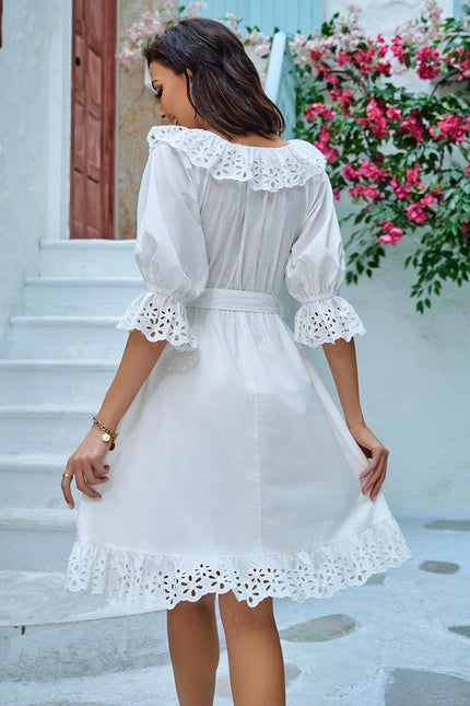 Robe Trapèze Coton Chic - gallery 1
