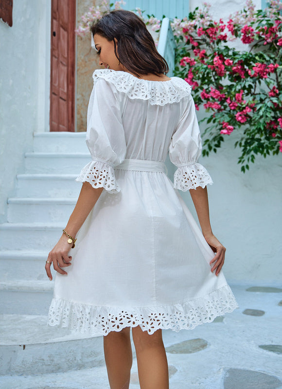 Robe Trapèze Coton Chic - gallery 1