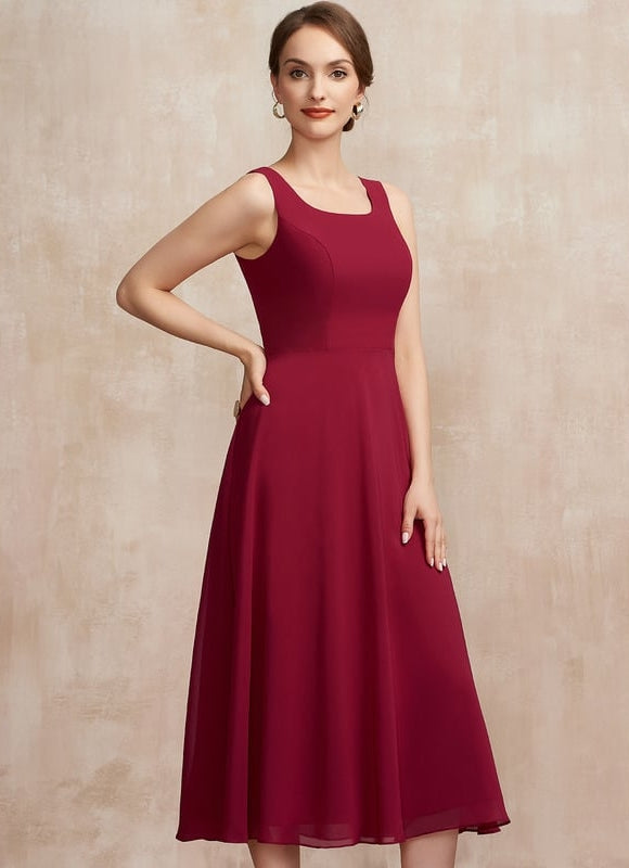 Robe Trapèze Rouge Évanescence - gallery 5