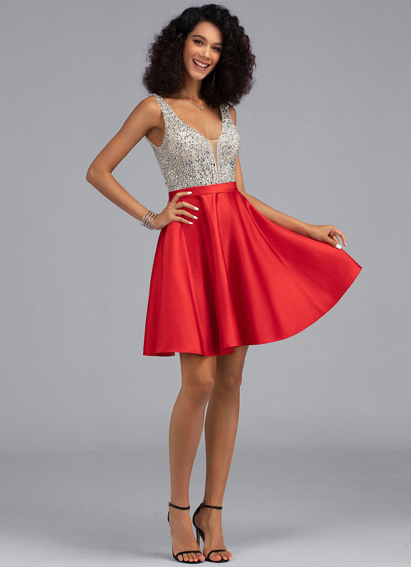 Robe Trapèze Rêve Écarlate - gallery 3