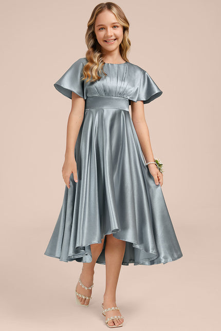 Robe Trapèze Satin Irisé