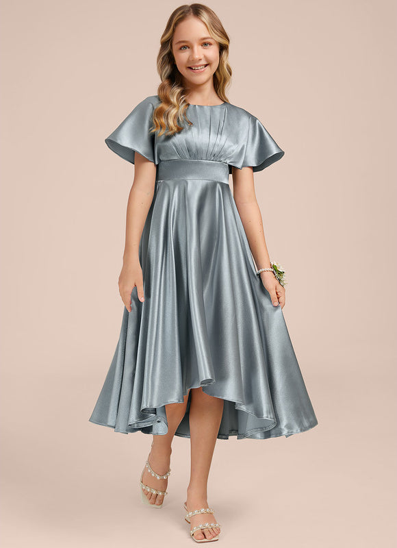 Robe Trapèze Satin Irisé
