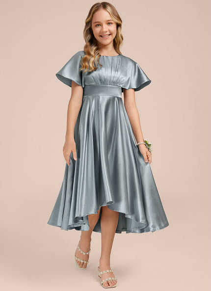Robe Trapèze Satin Irisé