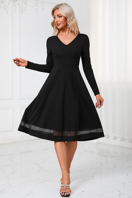 Robe Trapèze Midi Épure