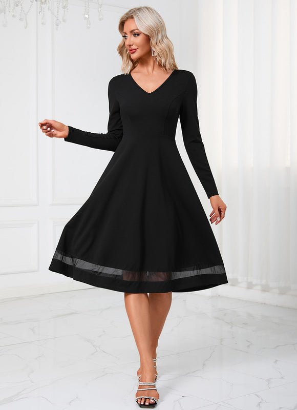 Robe Trapèze Midi Épure