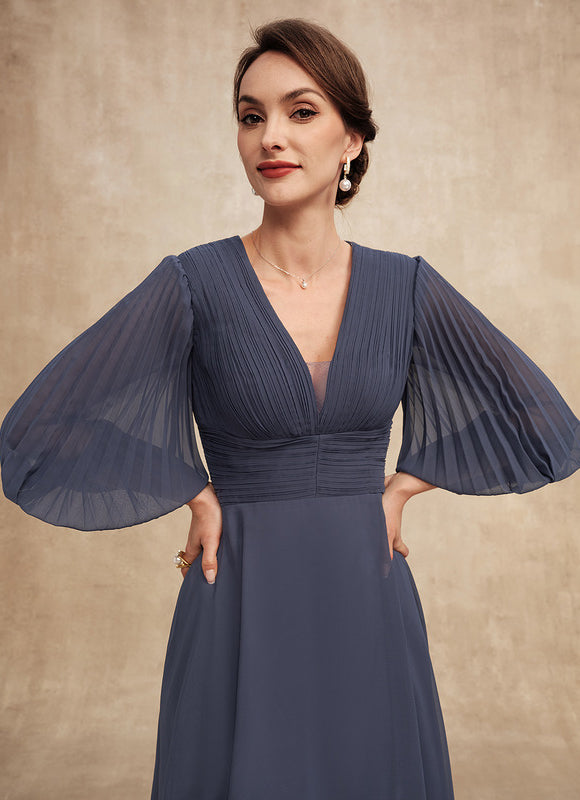 Robe Trapèze Chiffon Élégante - gallery 1