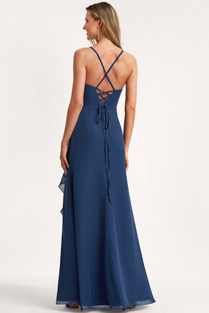 Robe Trapèze Flottante Aqua - gallery 4