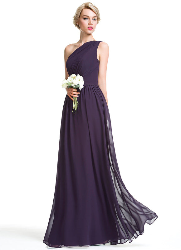 Robe Trapèze Asymétrique Beige - gallery 1