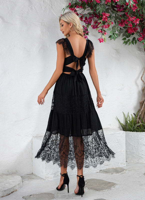 Robe Trapèze Noir Enchanté - gallery 4