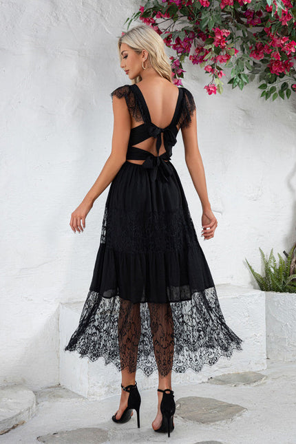 Robe Trapèze Noir Enchanté - gallery 4
