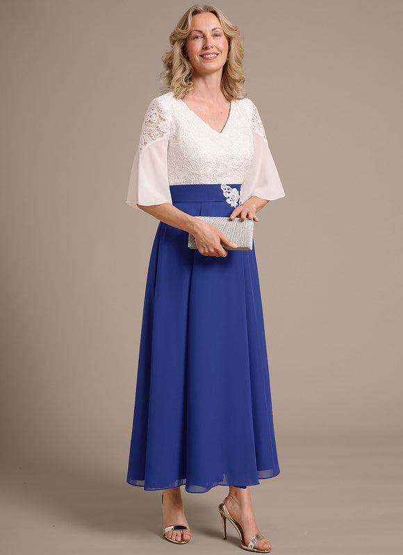 Robe Trapèze Bleu Douceur - gallery 5