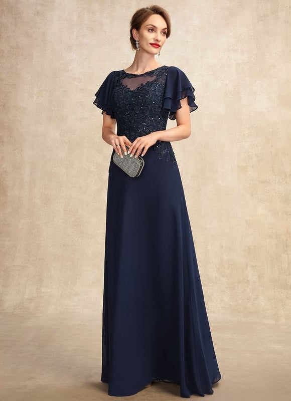 Robe Trapèze Longue Violetée - gallery 7