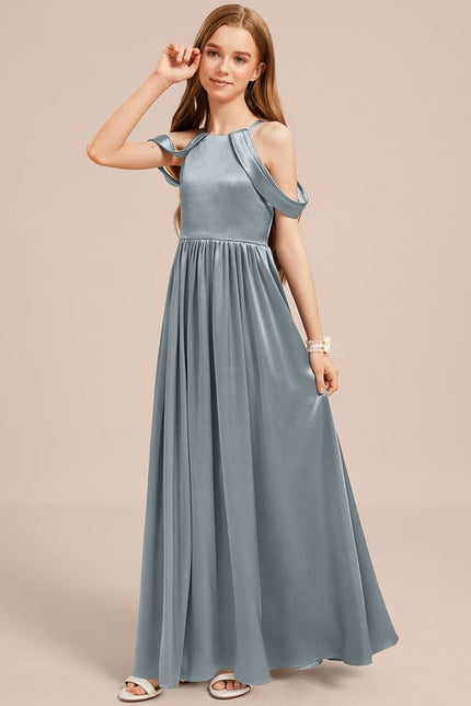 Robe Trapèze Céleste Argenté Étoilé - gallery 4