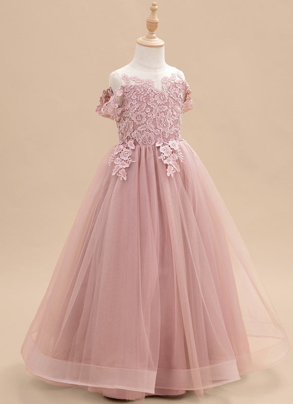 Robe Trapèze Rose Éthérée - gallery 2