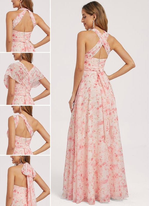 Robe Trapèze Fluide Bordeaux - gallery 1