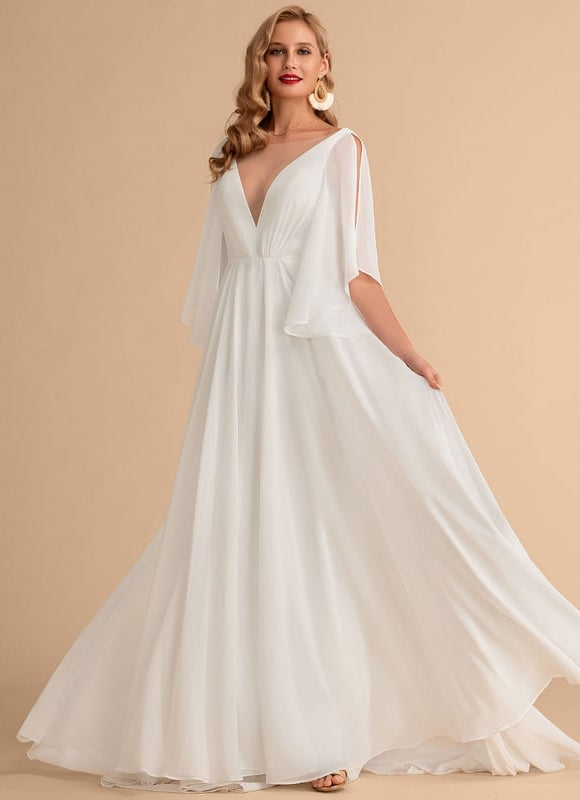 Robe Trapèze Vague Éthérée