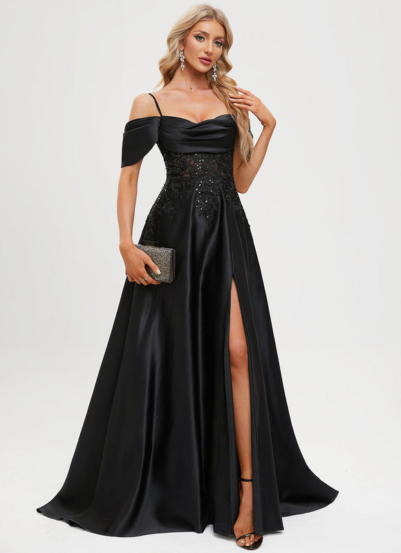 Robe Trapèze Satin Luxe - gallery 2