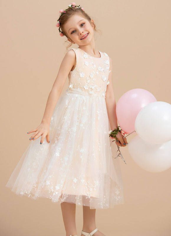 Robe Trapèze Étoile De Tulle - gallery 5